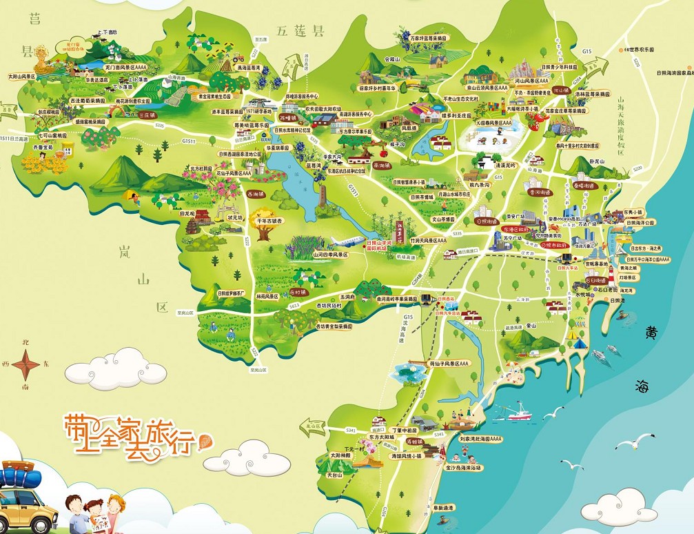 荆州景区使用手绘地图给景区能带来什么好处？