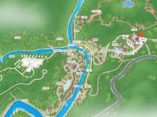 荆州结合景区手绘地图智慧导览和720全景技术，可以让景区更加“动”起来，为游客提供更加身临其境的导览体验。